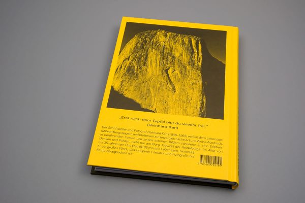 Tom Dauer (Hrsg). Reinhard Karl – Die Kunst, einen Berg zu besteigen. Bad Tölz: Alpen/Licht/Spiele, 2022, 30 Euro